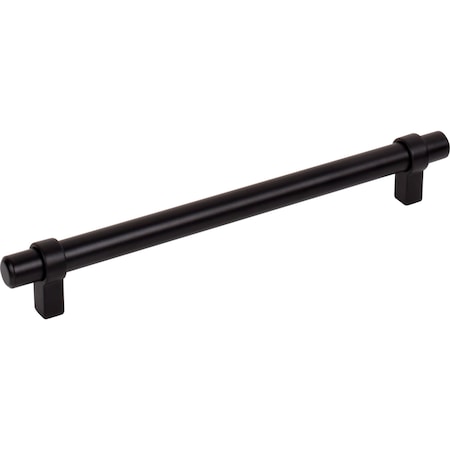 Jeffrey Alexander 192 Mm Center-To-Center Matte Black Key Grande Cabinet Bar Pull 5192MB